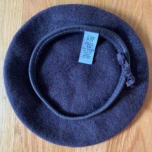 Brown Lambswool Beret